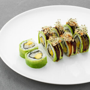 Vegetarian menu Freshnes Roll