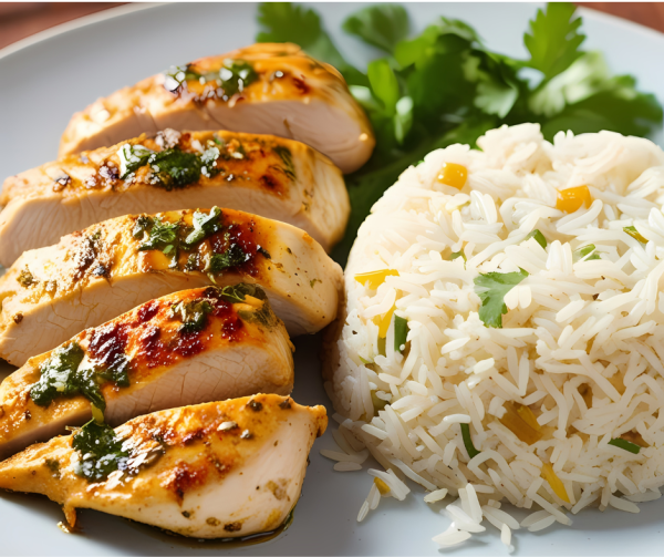 Grilled Chicken with Veg Rice - 1